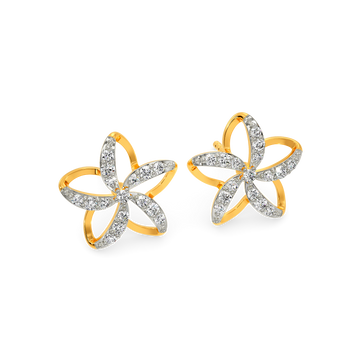 Flora Obsessed Diamond Earrings