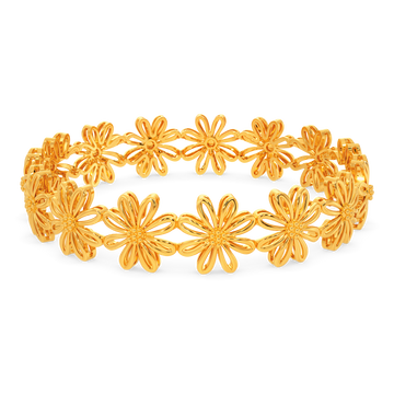 Florals n More Gold Bangles