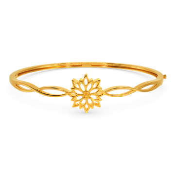 Beauty in Bloom Gold Bangles