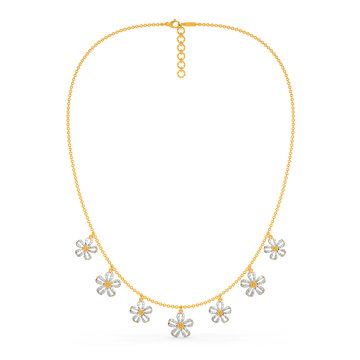 Lets Talk Florals Diamond Necklaces