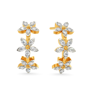 More than Florals Diamond Earrings