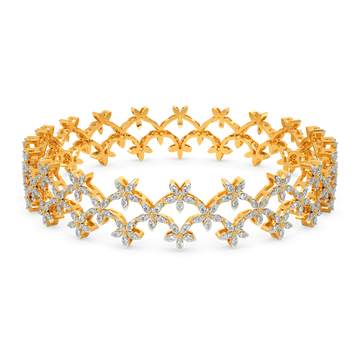 More than Florals Diamond Bangles