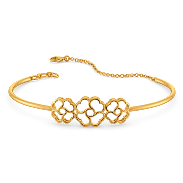 Petal Poise Gold Bangles