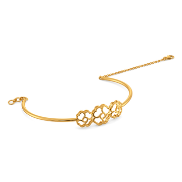 Petal Poise Gold Bangles