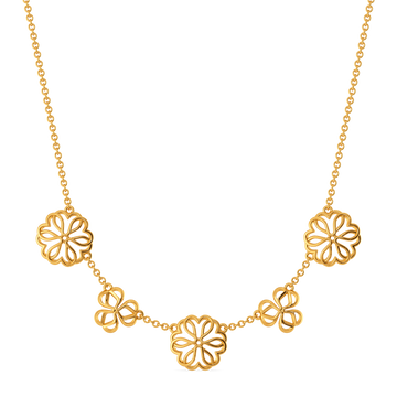 Bloom Layers Gold Necklaces