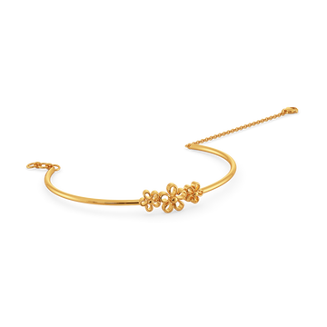 Soft Buds Gold Bangles