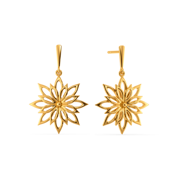 Garden Glow Gold Earrings