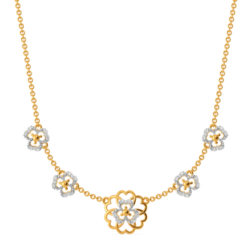 Petal Edit Diamond Necklaces