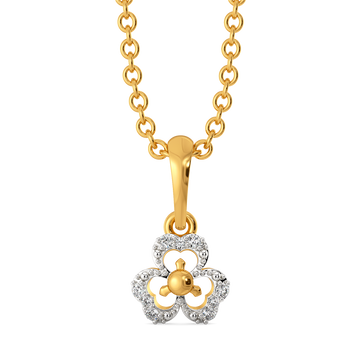 Petal Edit Diamond Pendants