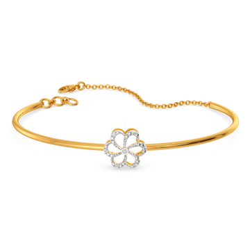Floral Flow Diamond Bangles