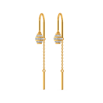 Barrel Lumiere Diamond Earrings