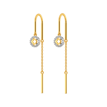Clover Halo Diamond Earrings