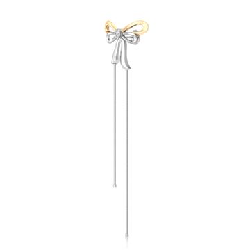 Ribbon Bow Diamond Necklaces