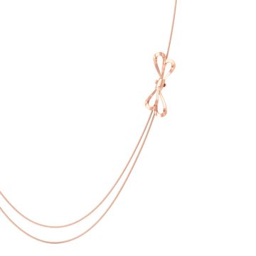 Rose Loop Gold Necklaces