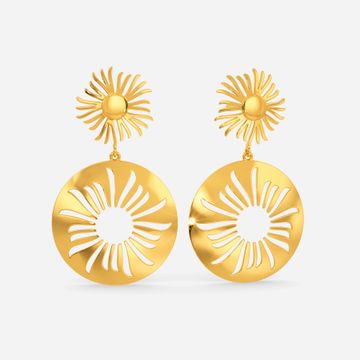 Sunny Day Out Gold Earrings