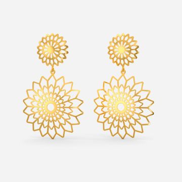 Fun in the Sun Gold Earrings