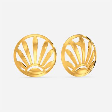 Sun Tuned Gold Earrings