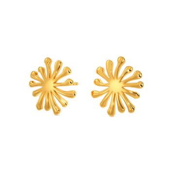 Ocean Play Gold Earrings