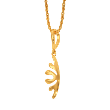 Ocean Like  Gold Pendants