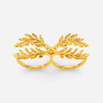 Goddess Gia Gold Rings