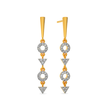 Bohemian Sass Diamond Earrings