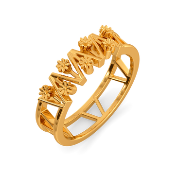 Lace Reimagined Gold Rings