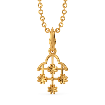 Lace Obsessed Gold Pendants
