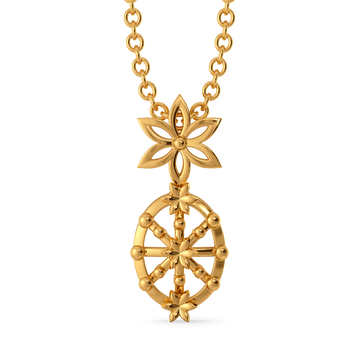 Lovely Lace Gold Pendants