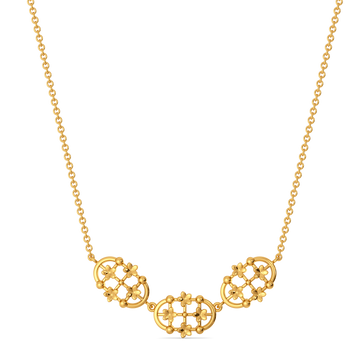 Bloom Lace Gold Necklaces