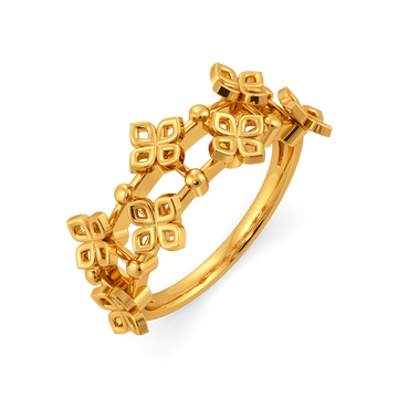 Wear Like Lace Gold Rings