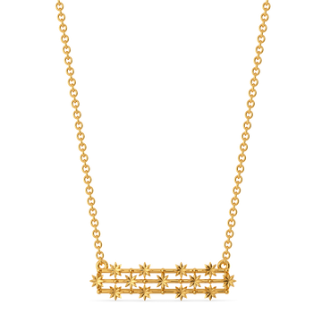 Laced With Elegance Gold Necklaces