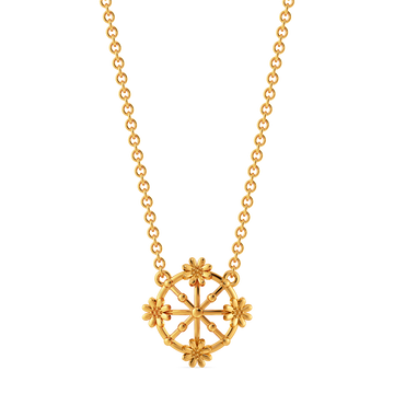 Pretty in Lace Gold Necklaces