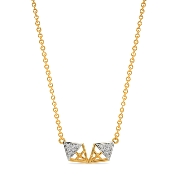 Plaid Soul Diamond Necklaces