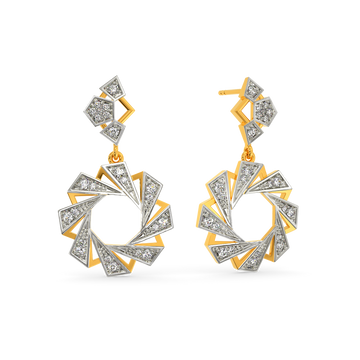 Corporate Sleek Diamond Earrings