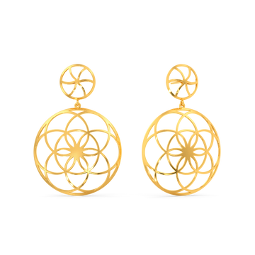 Song Of The Stars Gold Earrings