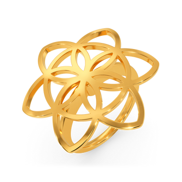 Song Of The Stars Gold Rings