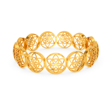 Song Of The Stars Gold Bangles