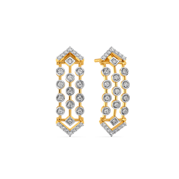 Whisper of Lace Diamond Earrings