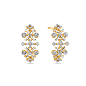 Lace Core Diamond Earrings