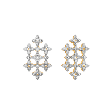 Lace Core Diamond Earrings