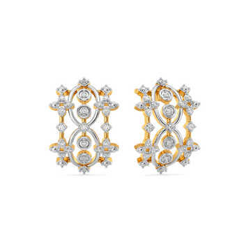 Summer Boudoir Lace Diamond Earrings