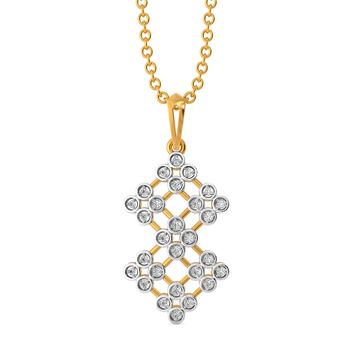 Boudoir Lace Diamond Pendants