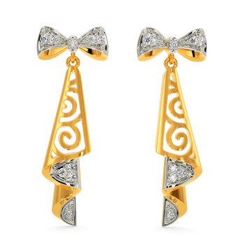 Bow Magic Diamond Earrings