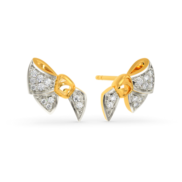 Rockabow Diamond Earrings