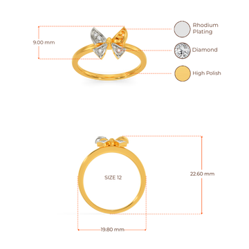 Bow Talk Diamond Rings