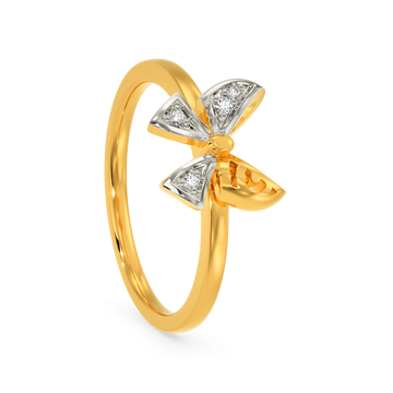 Bow Talk Diamond Rings