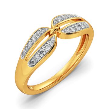 Twinning Paisley Diamond Rings