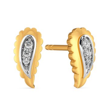 Buta Bends Diamond Earrings