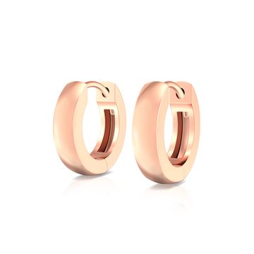 Rose luminiscence Gold Earrings