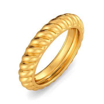 Classic Twists Gold Rings